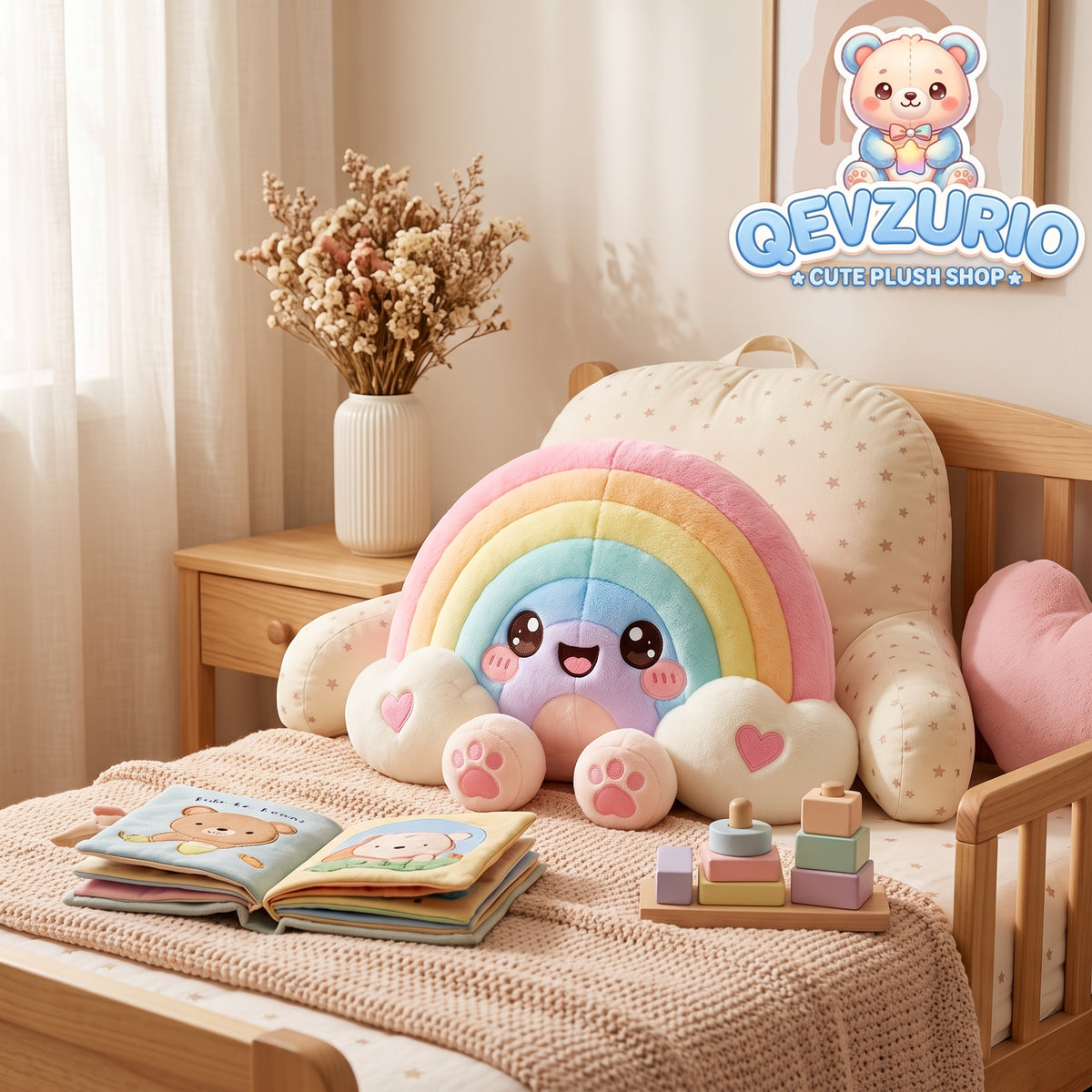 Pastel Rainbow Plush