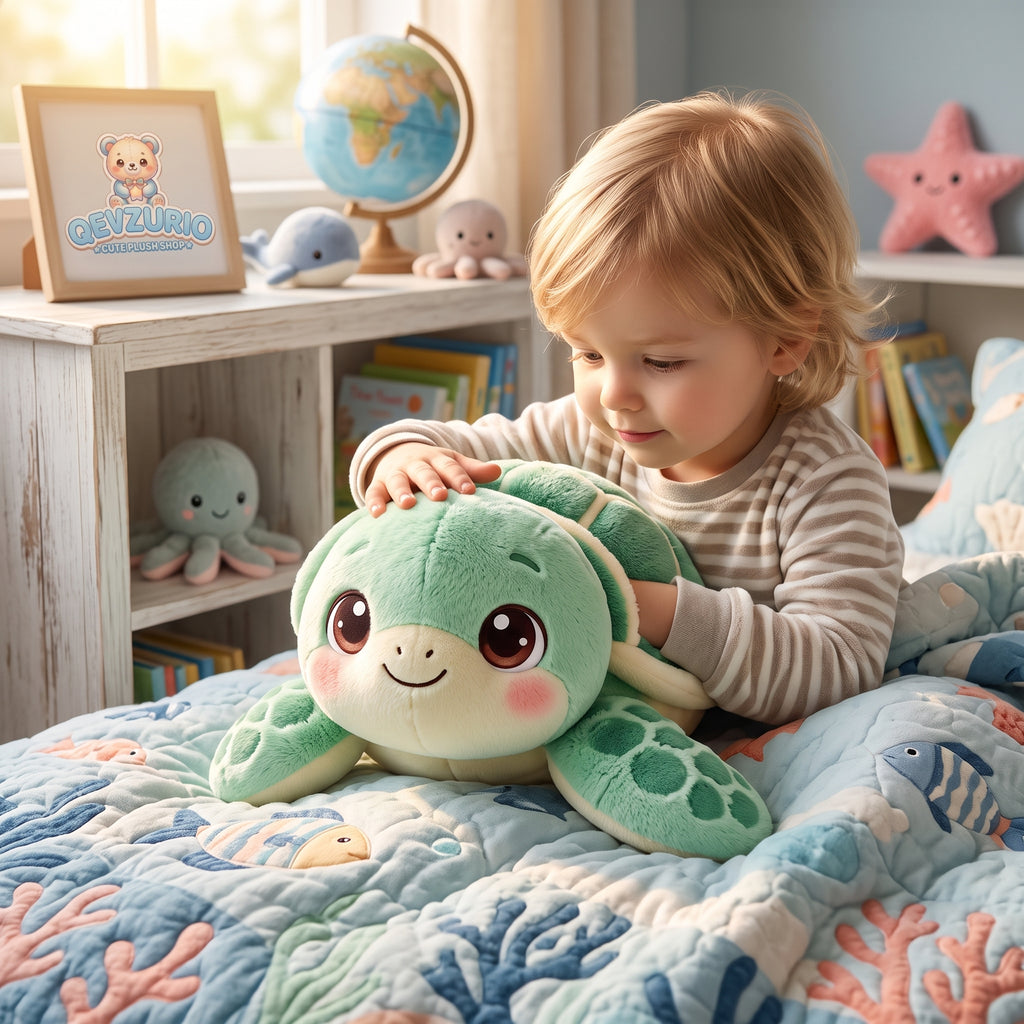 Mint Sea Turtle Plush