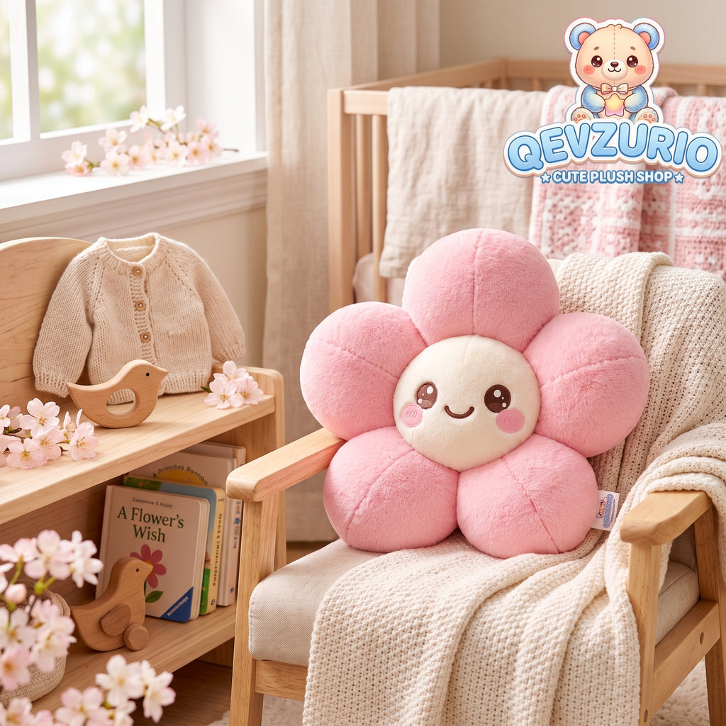 Pink Flower Plush