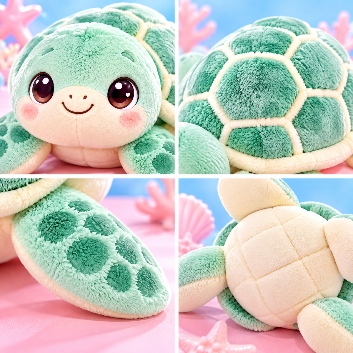 Mint Sea Turtle Plush