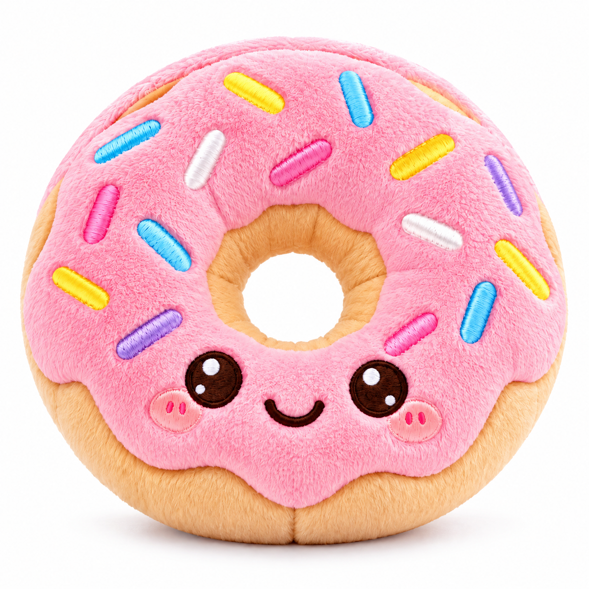 Pink Sprinkle Donut Plush