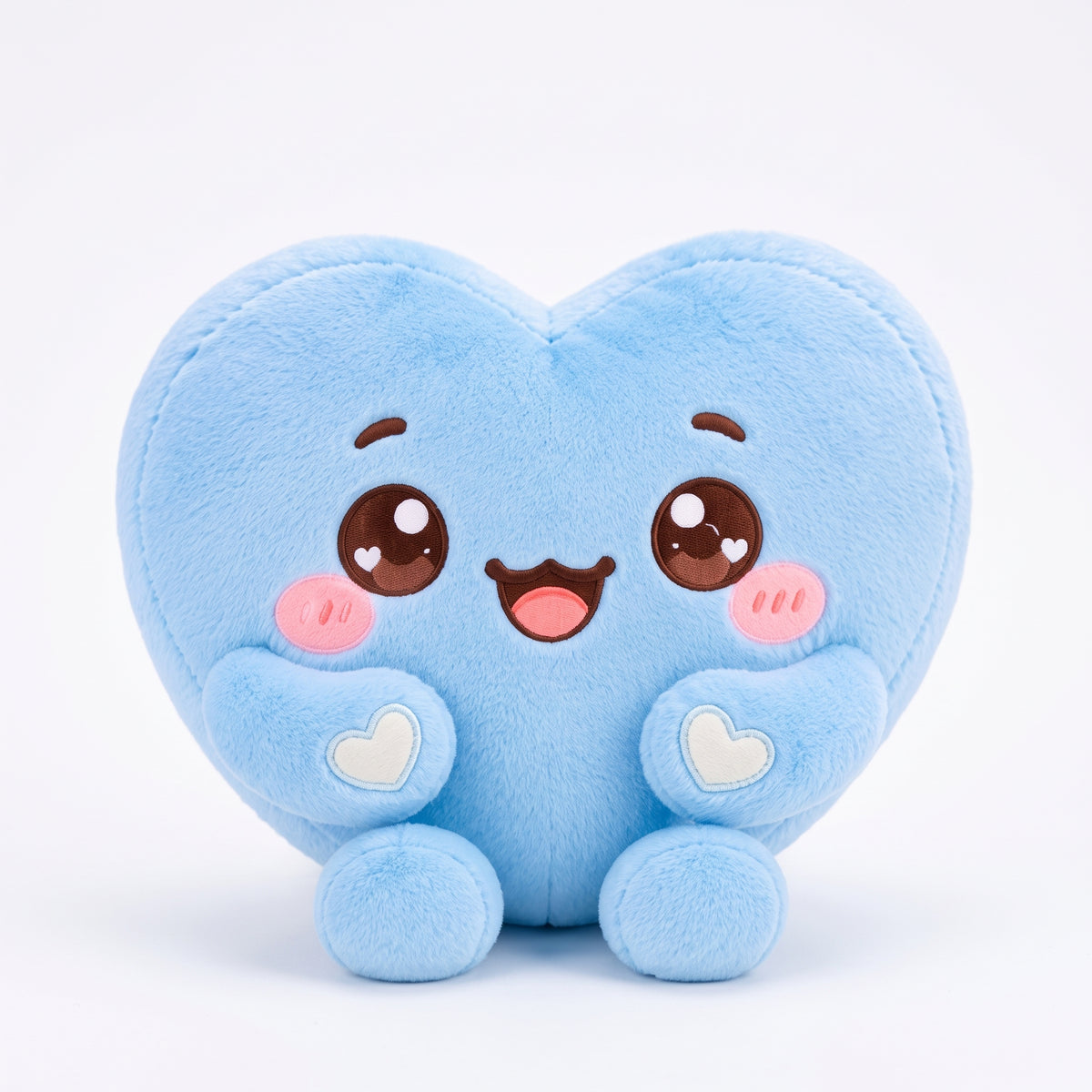Blue Heart Plush