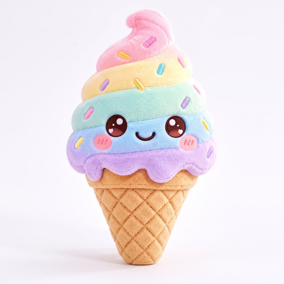 Rainbow Ice Cream Cone Plush