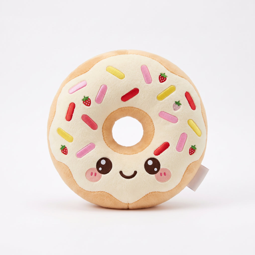 Pink Sprinkle Donut Plush