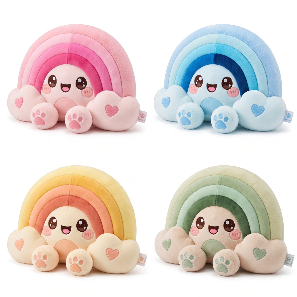 Pastel Rainbow Plush