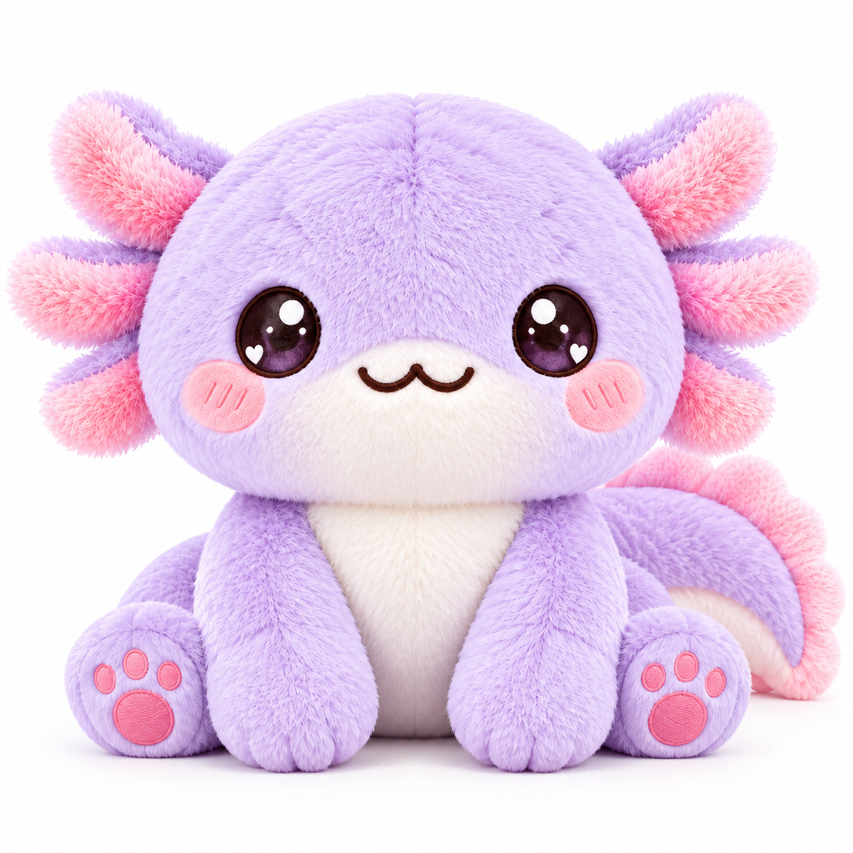 Lavender Axolotl Plush