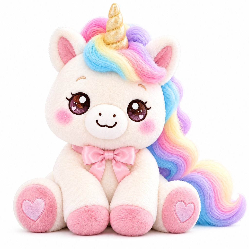 Rainbow Mane Unicorn Plush