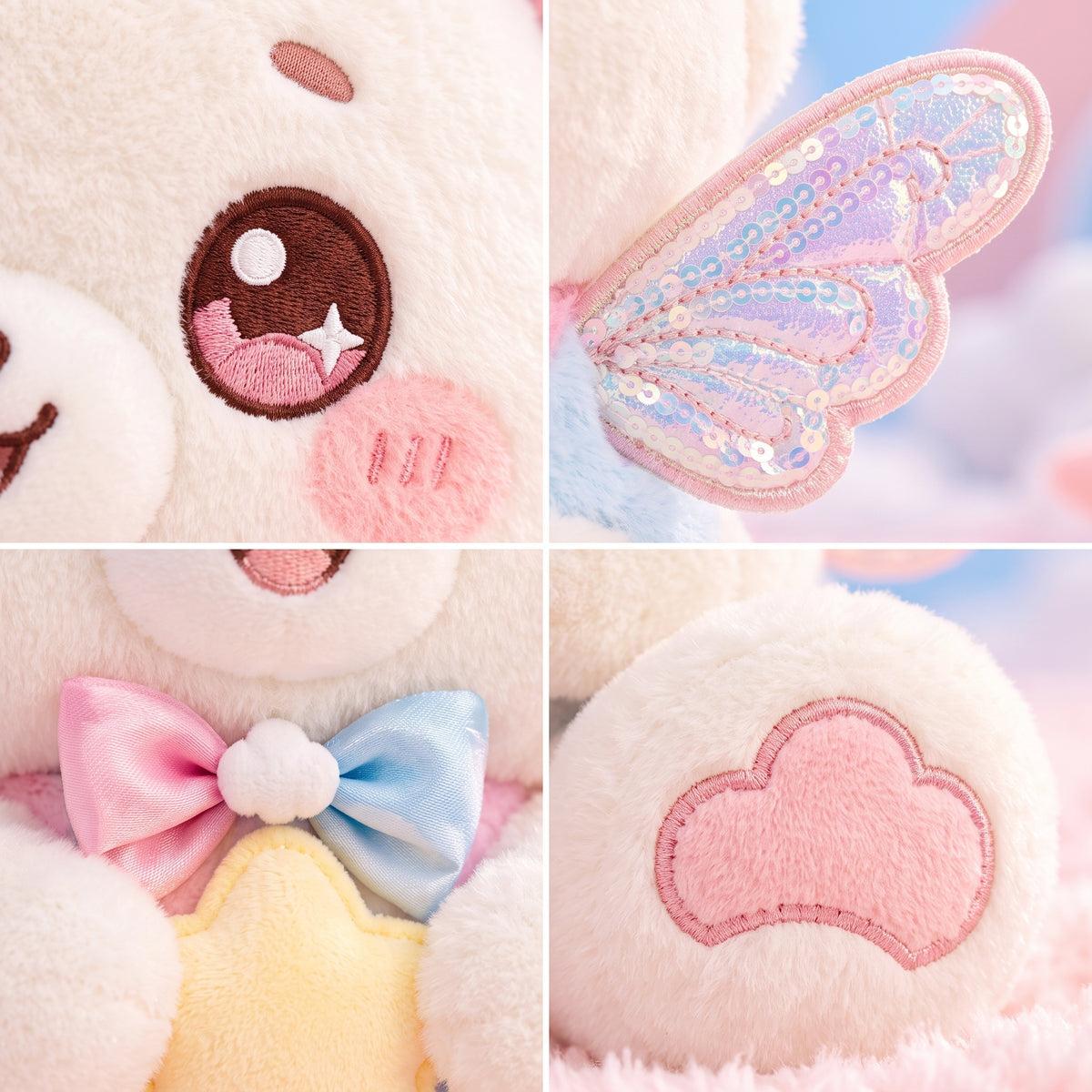 Starry Winged Bear Plush