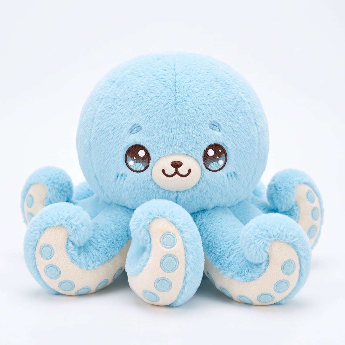 Coral Pink Octopus Plush
