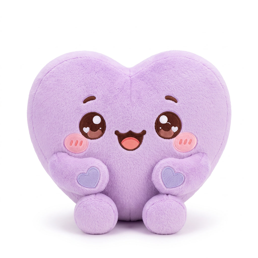 Blue Heart Plush