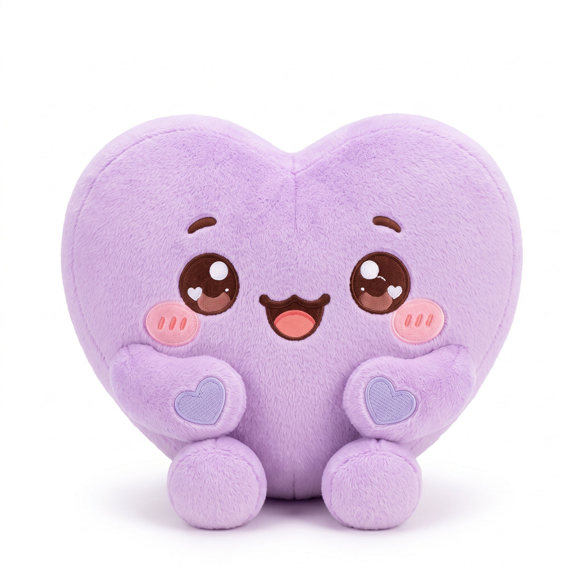 Blue Heart Plush